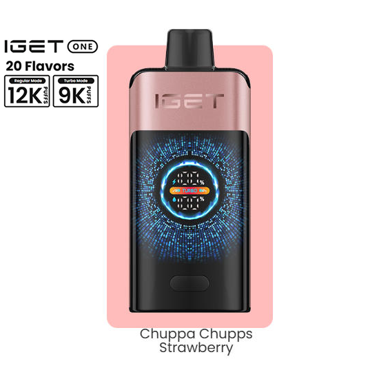 IGET ONE 12000 Puffs - Chupa Chups Strawberry【3-7 days】