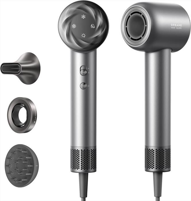 DREAME - Asciugacapelli GLORY MIX-Nero / Grigio