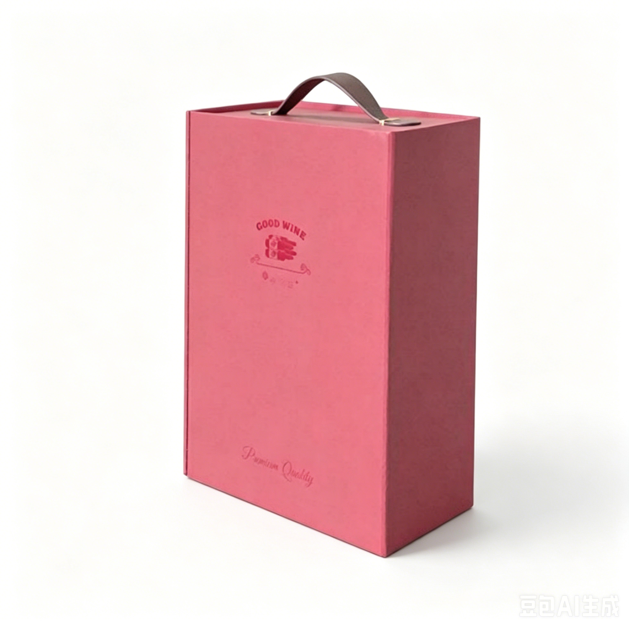 Foldable Wine Gift Box | 2 Bottle Red Portable Box | In Stock Wholesale