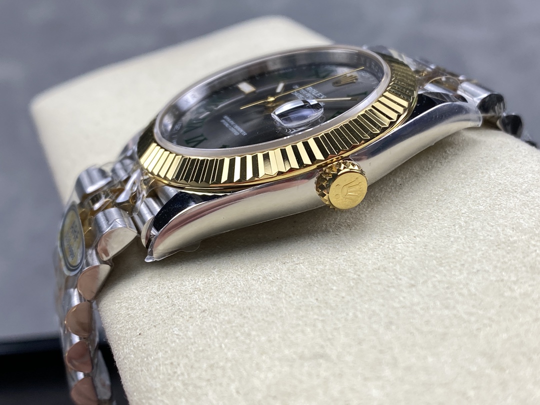 Rolex Datejust Two-Tone Steel Yellow Gold Fluted Bezel m126233 0035 36mm Unisex Replica Watch