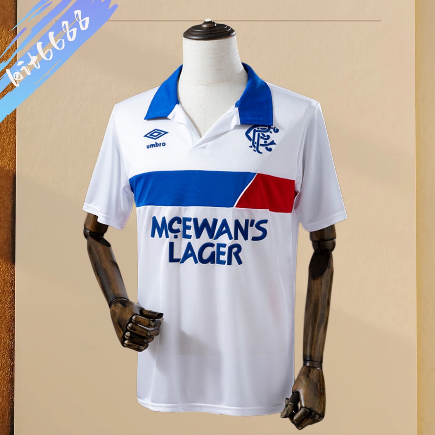 1994/1995 Glasgow Rangers Away Retro Football Shirt