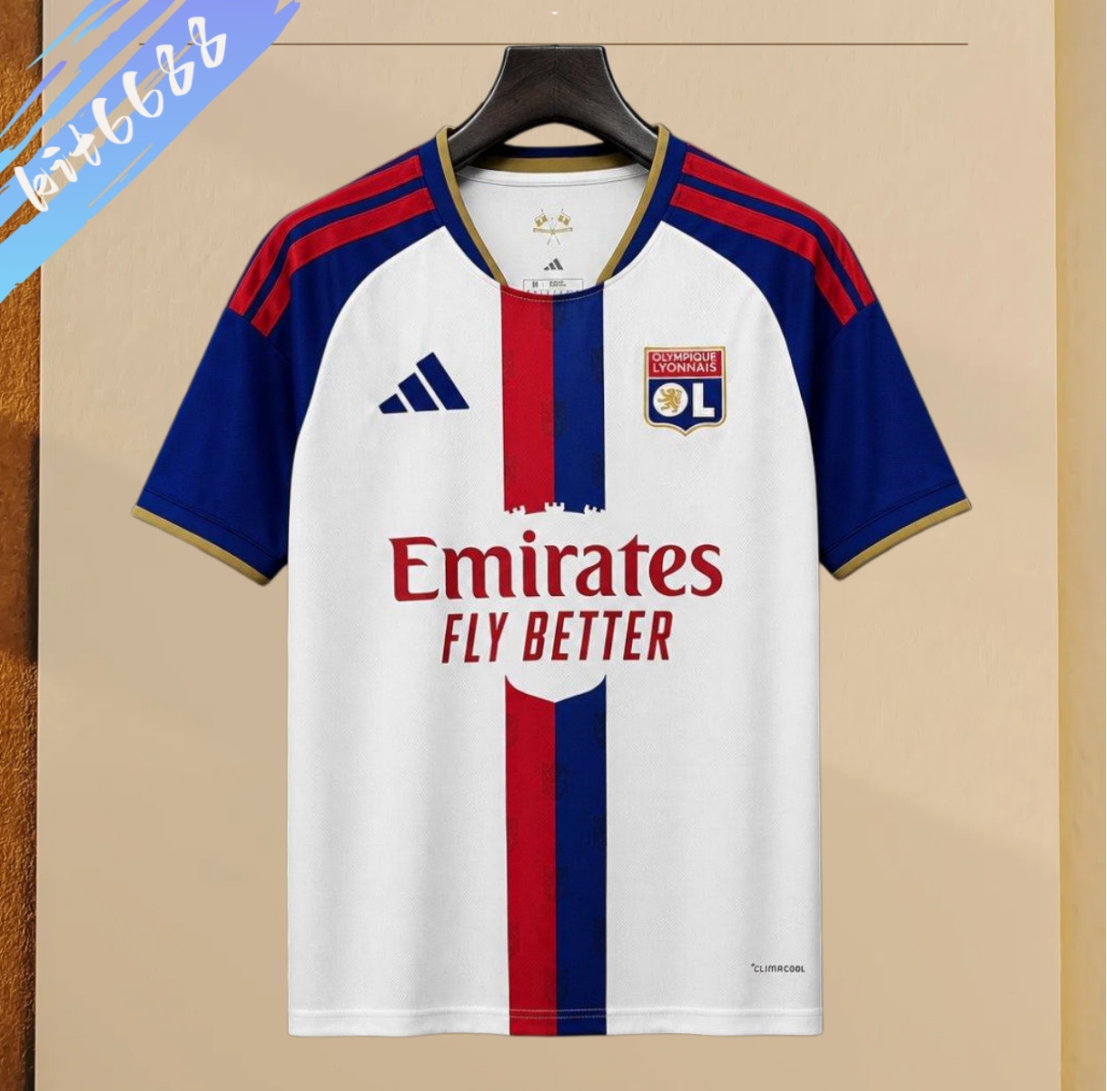2026/2027 Lyon Pre-match Home Football Shirt (Fan Edition)