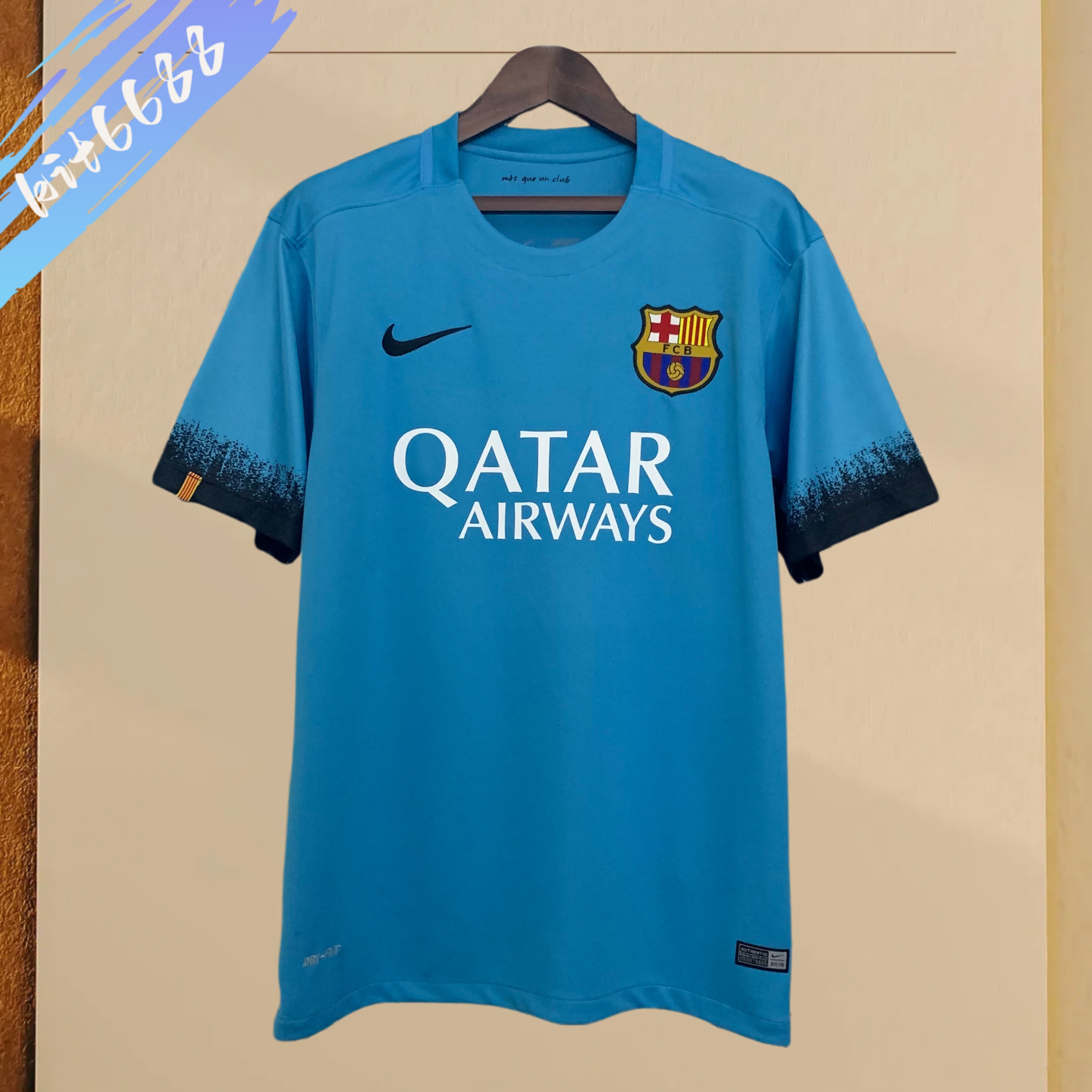 2015/2016 Barcelona Third Away Retro Football Shirt