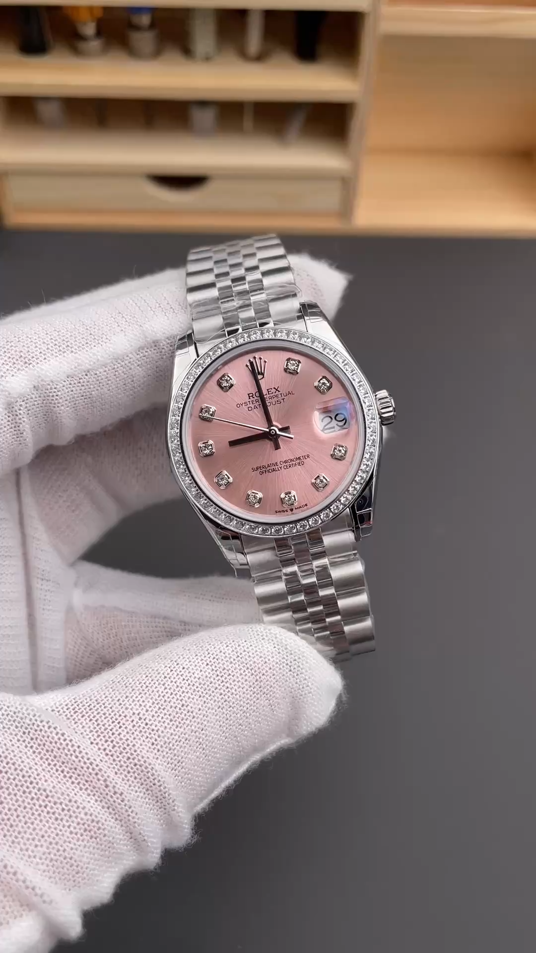 Rolex Datejust 31 m278384rbr 0036 Lady Watch