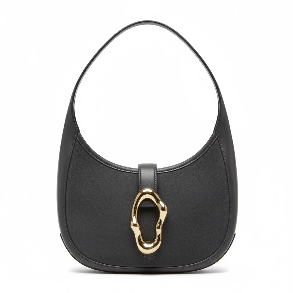 Dark Gray Sculptural Hobo