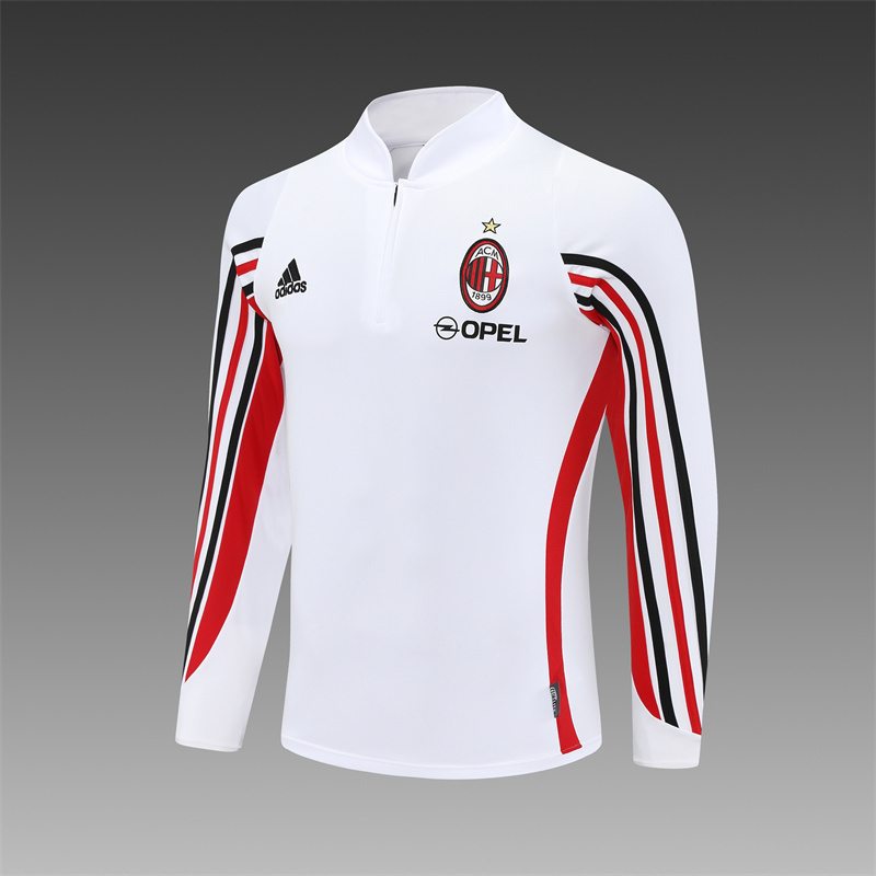 03/04 AC Milan Retro Training Shirt Long Sleeve Football Shirt