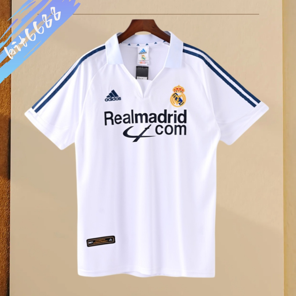 2001/2002 Real Madrid Home Retro Football Shirt