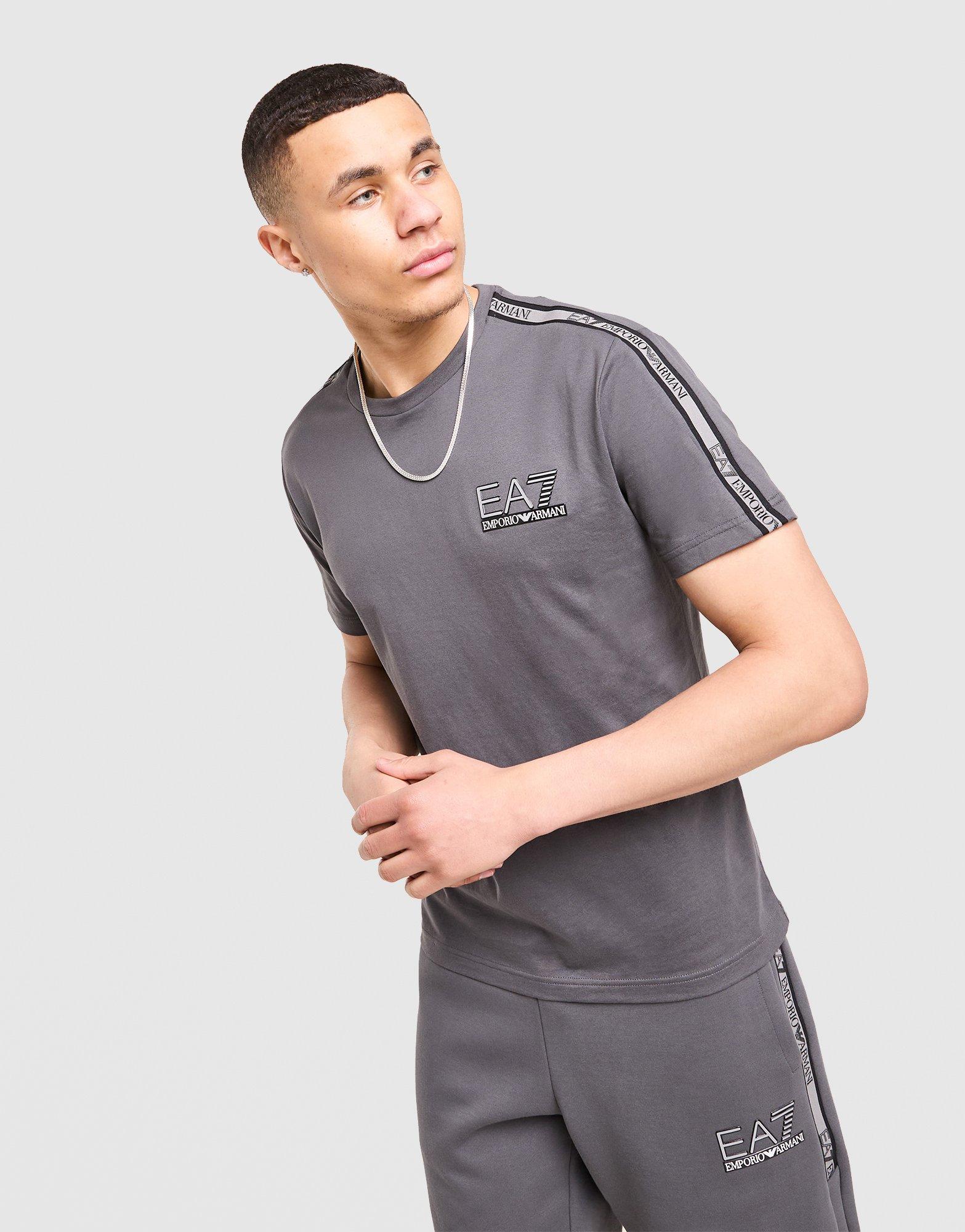 EA7 Emporio Armani Tape Large Logo T-Shirt