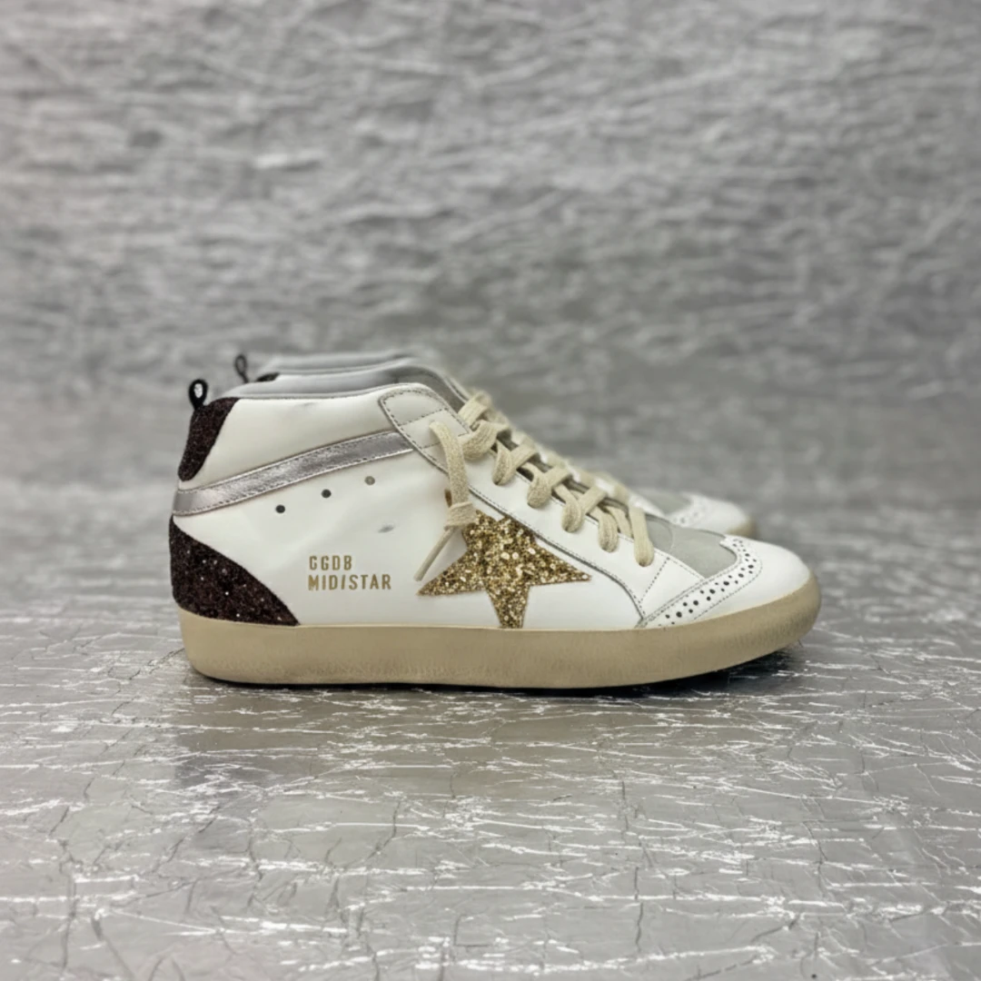 Golden Goose Mid Star Genuine Leather Custom Edition