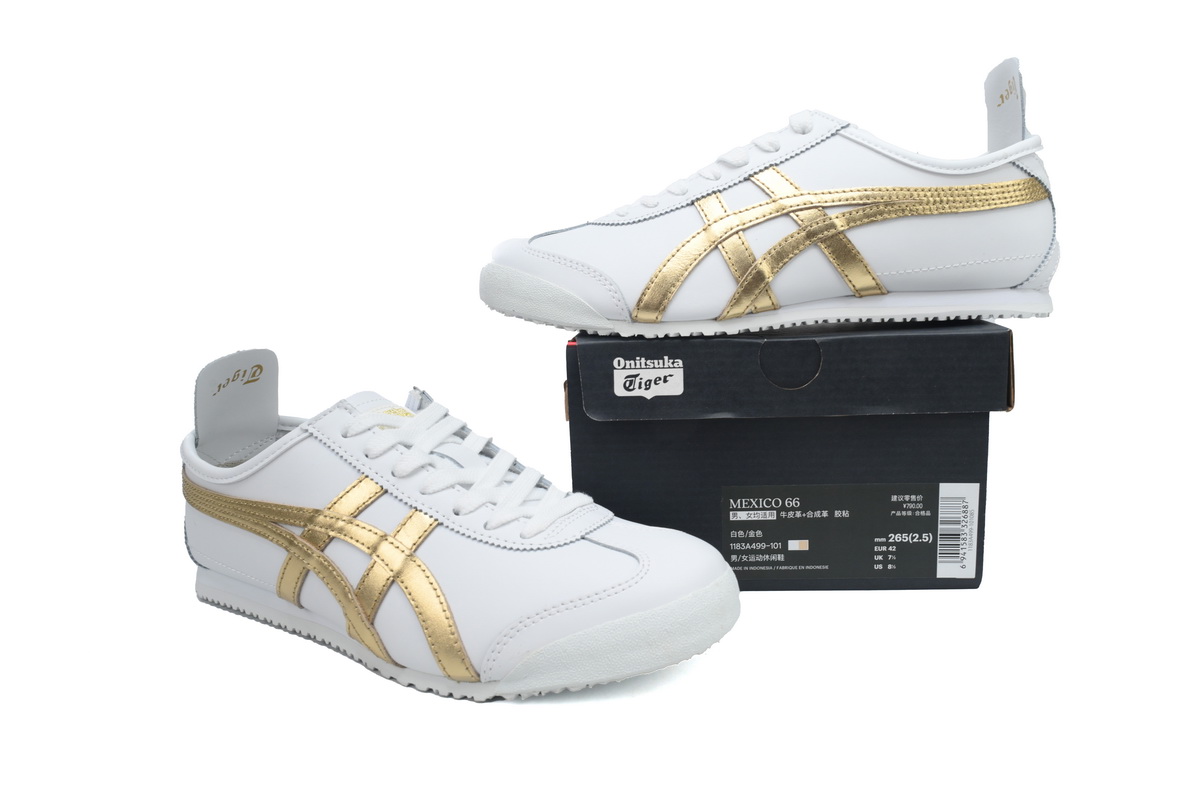 Onitsuka Tiger Mexico 66 'White Rich Gold' 1183A499-101
