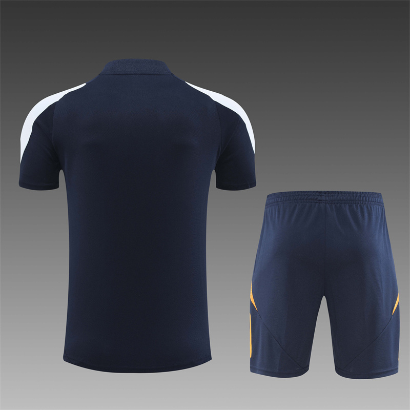 24/25 Real Madrid royal blue Short  Sleeve Training Wear ( Adult kit Kids )