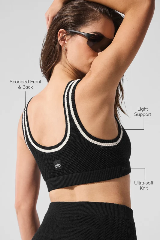 Tennis Club Sweater Knit Bra