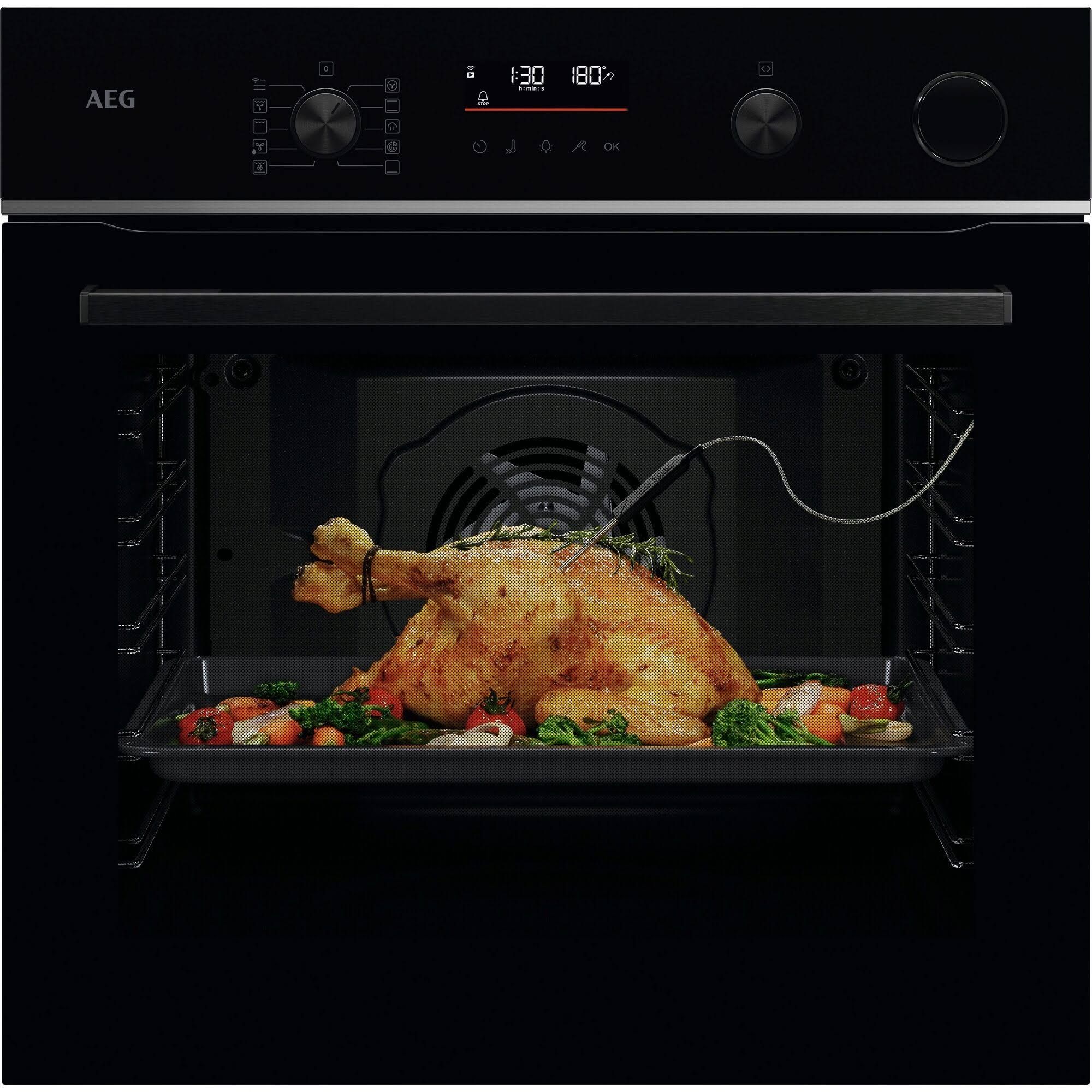 AEG TR6PB531SB Forno Elettrico Inox A vapore Pirolitico nero Serie 6000 steam