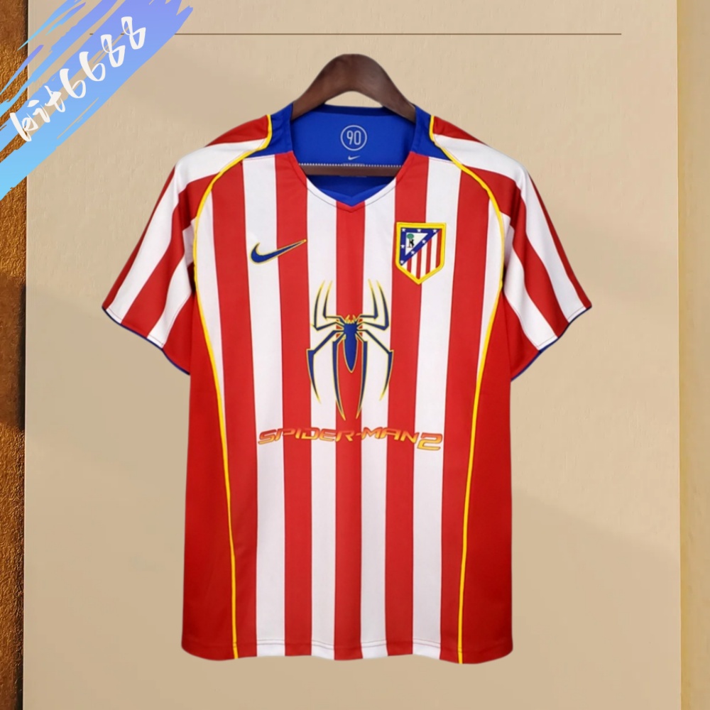 2004/2005 Atletico Madrid Home Retro Football Shirt