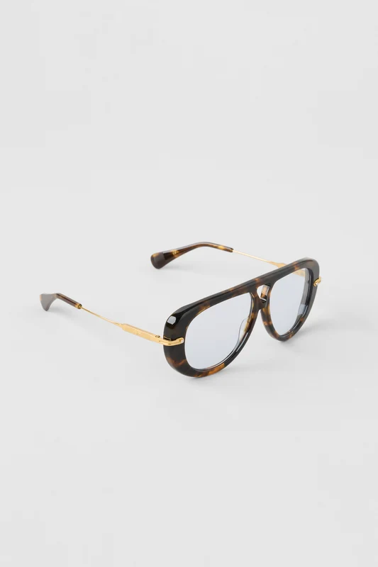 ALO Aviator Sunglasses - Tortoise/Blue
