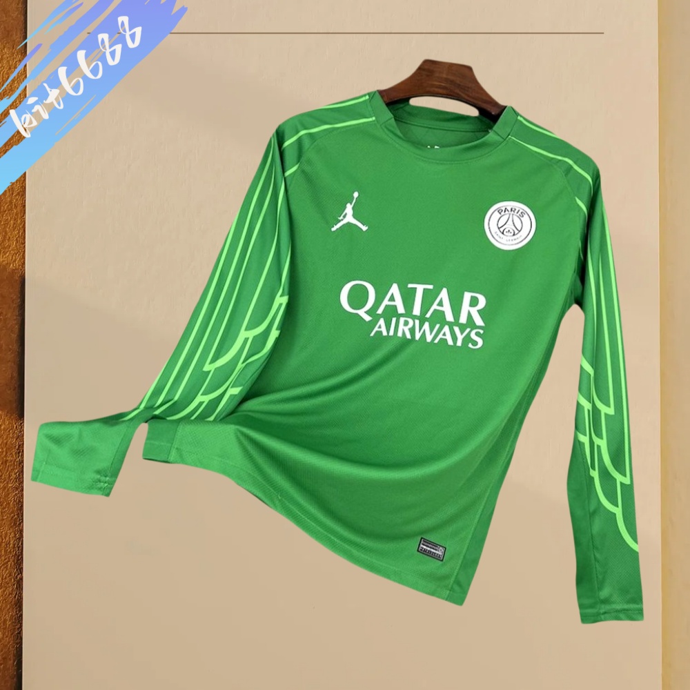 2025/2026 PSG Paris Saint-Germain Green Goalkeeper Football Jersey (Fan Edition)