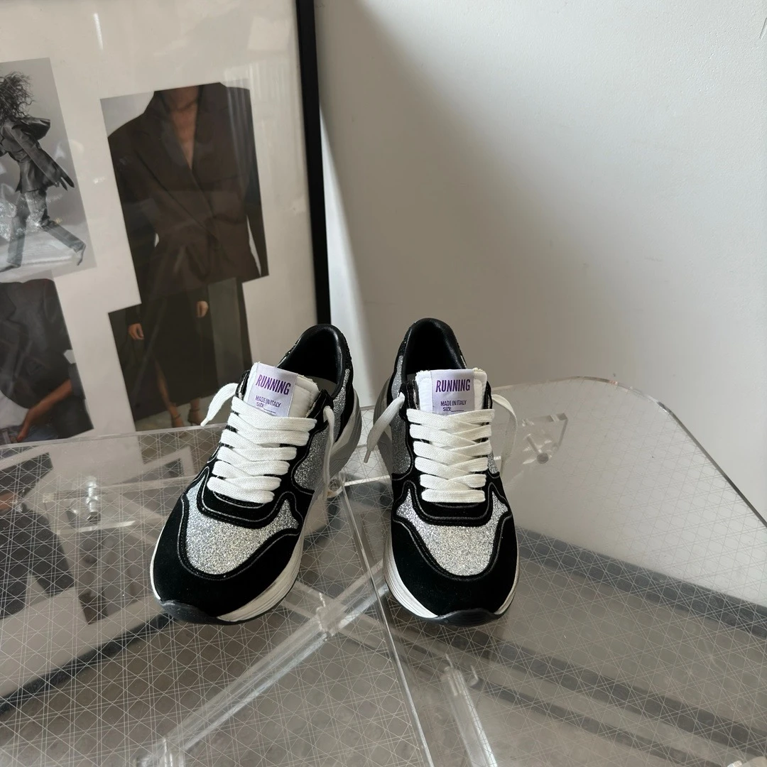 Golden Goose Running Sole Genuine Leather Running Shoes