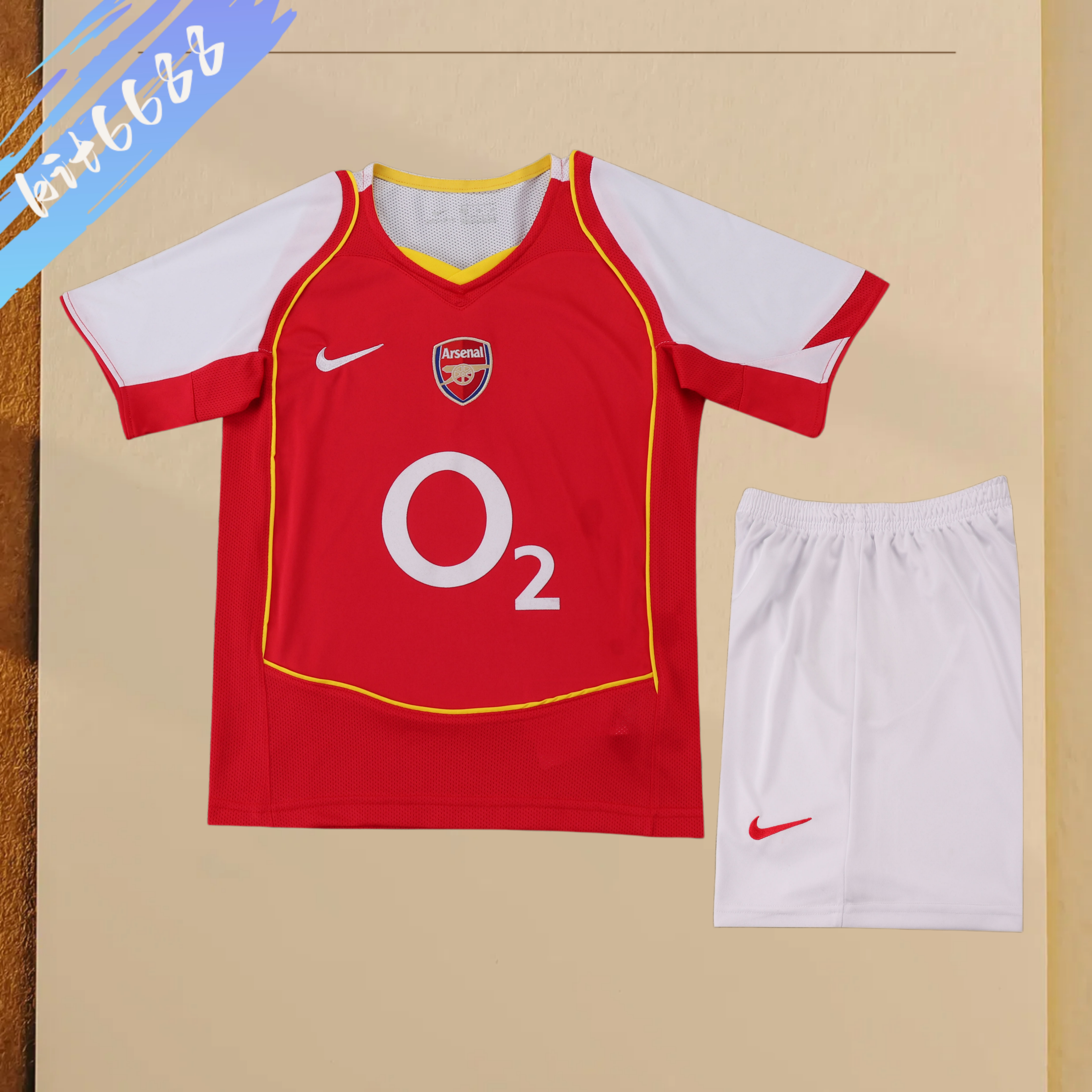 04/05 Arsenal Home Retro Football Shirt (Kids Kit)