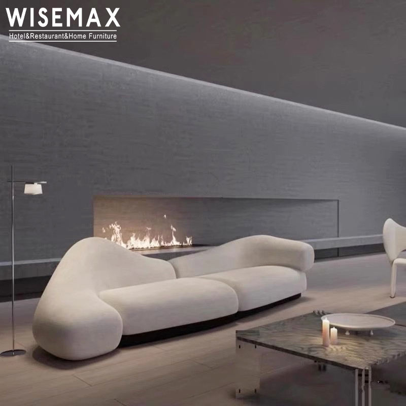 Sofá moderno nórdico barato, diseño en forma de L,