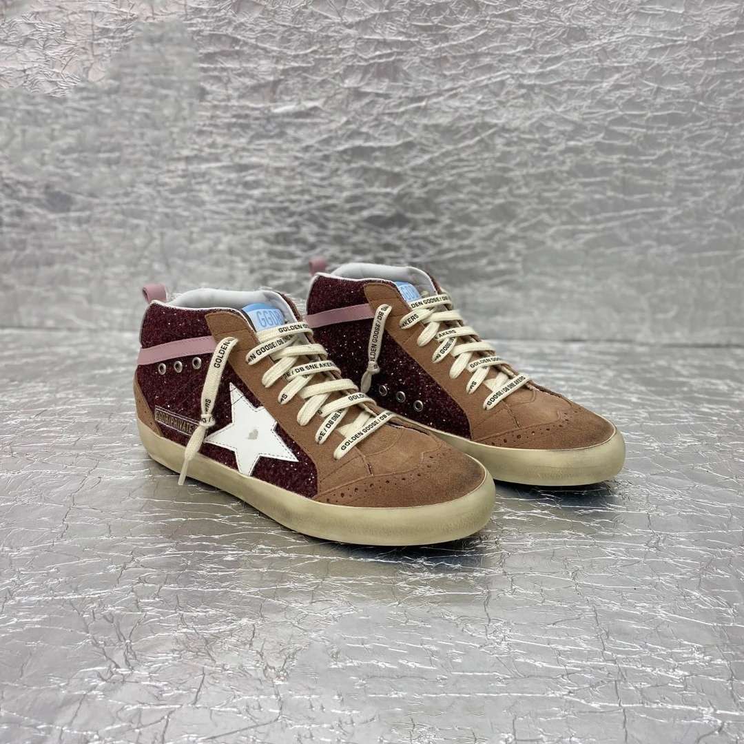 Golden Goose Mid Star Genuine Leather Custom Edition