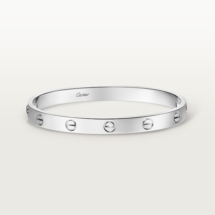 LOVE bracelet, classic model White gold 6.1 mm