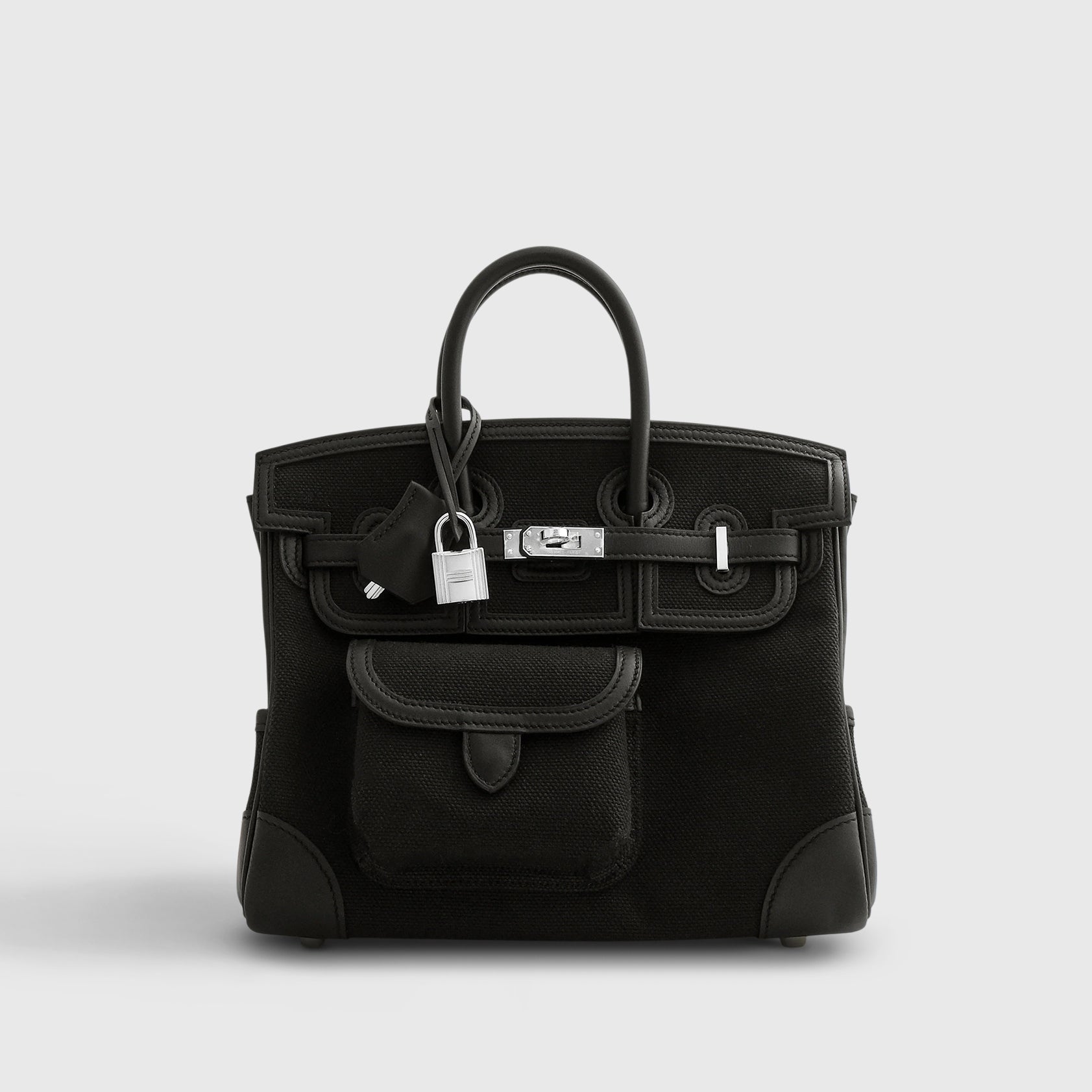 Hermès Birkin Cargo 25 Black/ Black Palladium Hardware