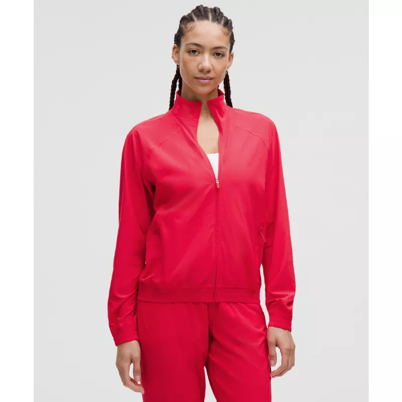 Adapted State Perforated Track Jacket