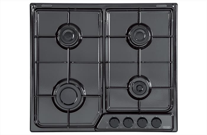 DE LONGHI - Piano cottura a gas FFN 46 ASV 4 fuochi 58cm-nero
