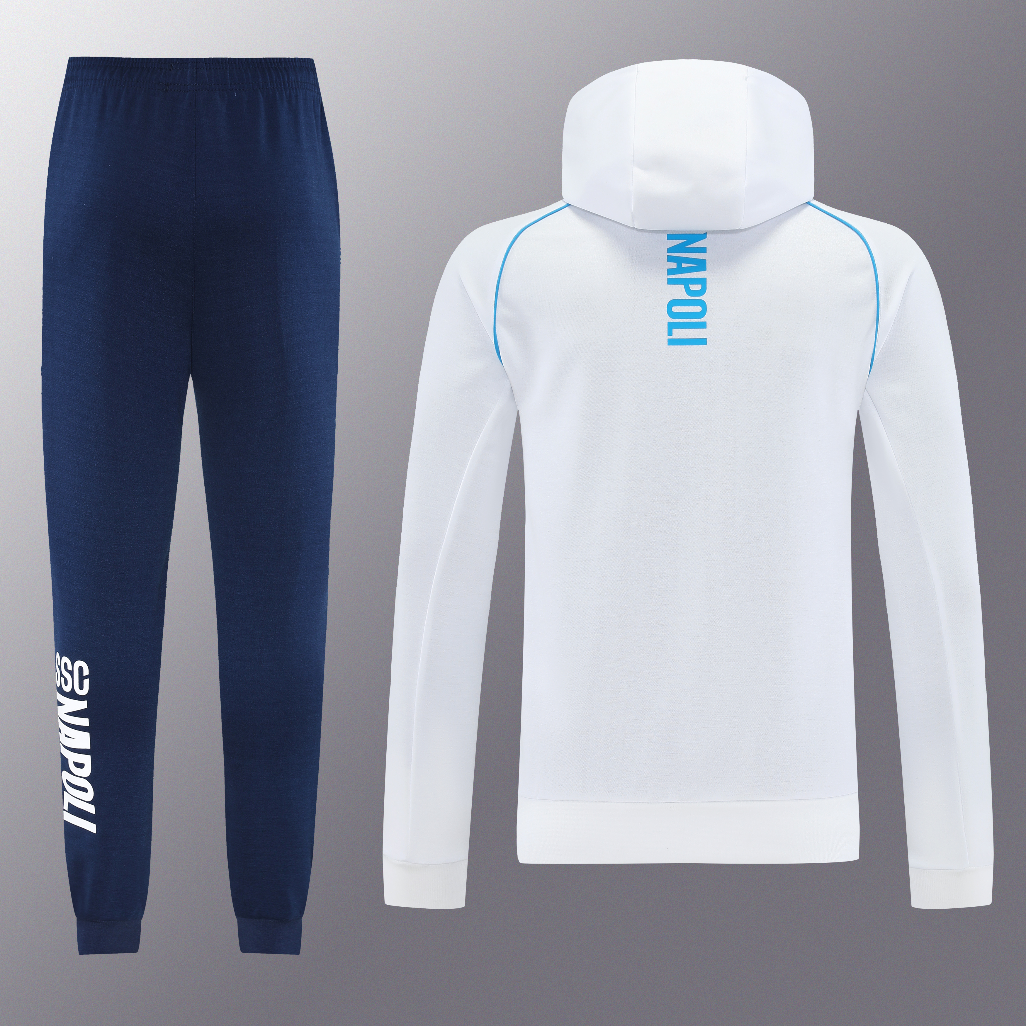 25/26 Napoli hoodie Full Zipper Training Suit (Adult Set)