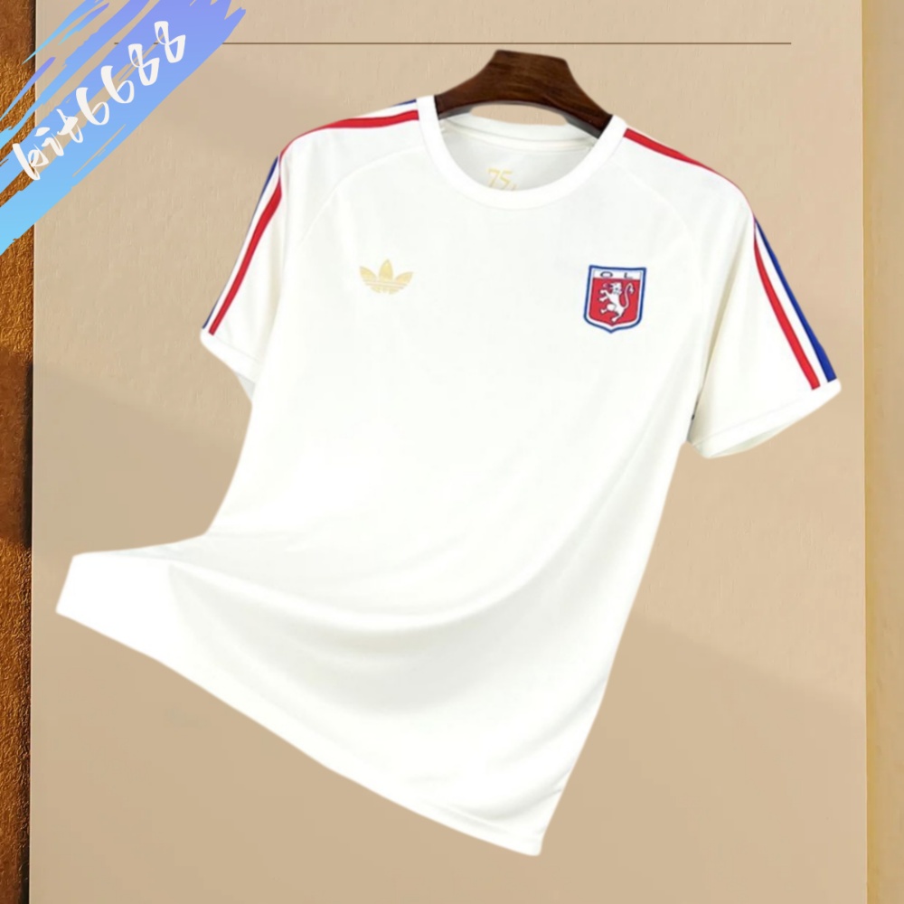 2025/2026 Lyon 75th Anniversary Special Edition Football Shirt (Fan Edition)