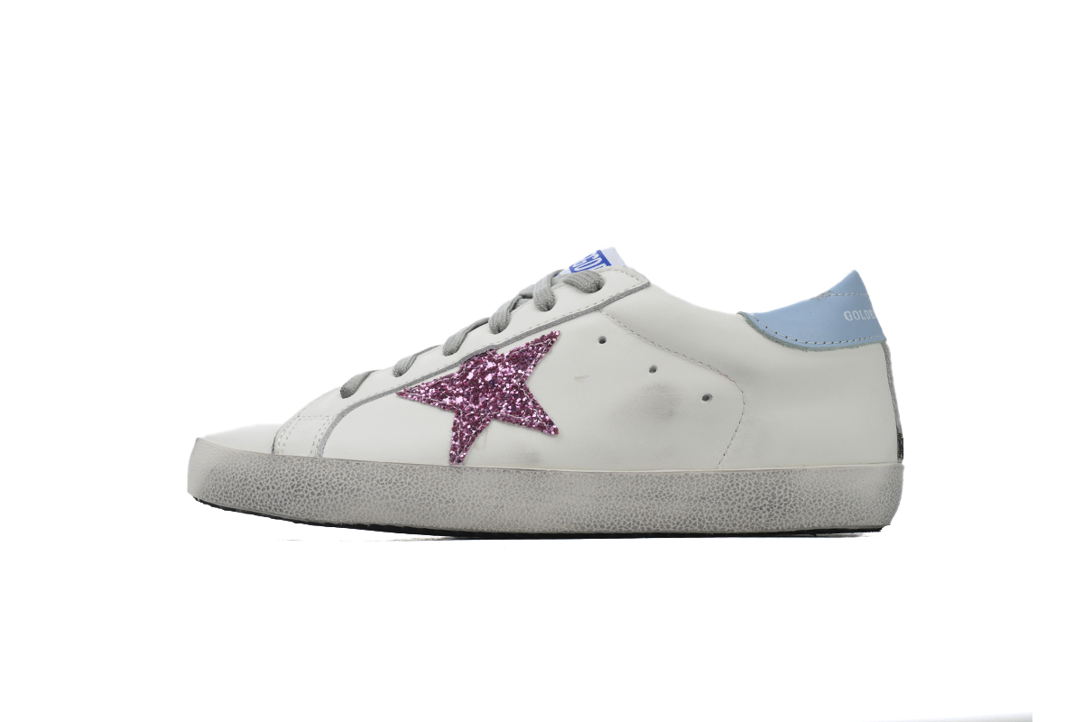 Golden Goose Super Star 'Blue Heel'