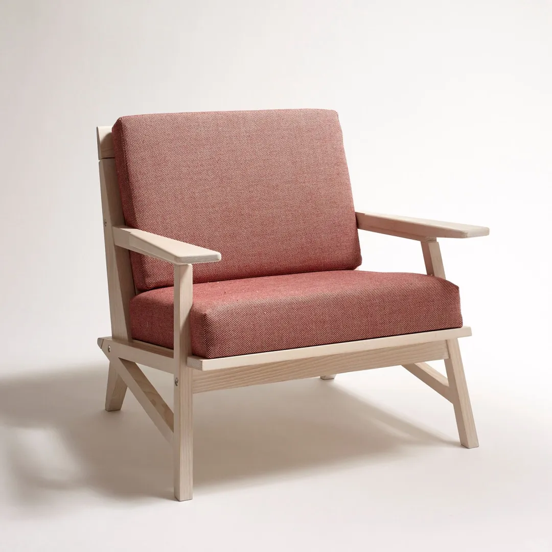 Comfortable Upholstered Lounge Chair Accent Armchair