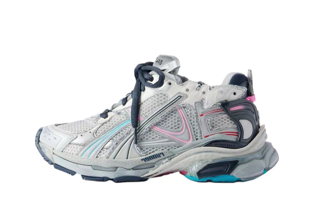 Balenciaga Runner Grey pink blue