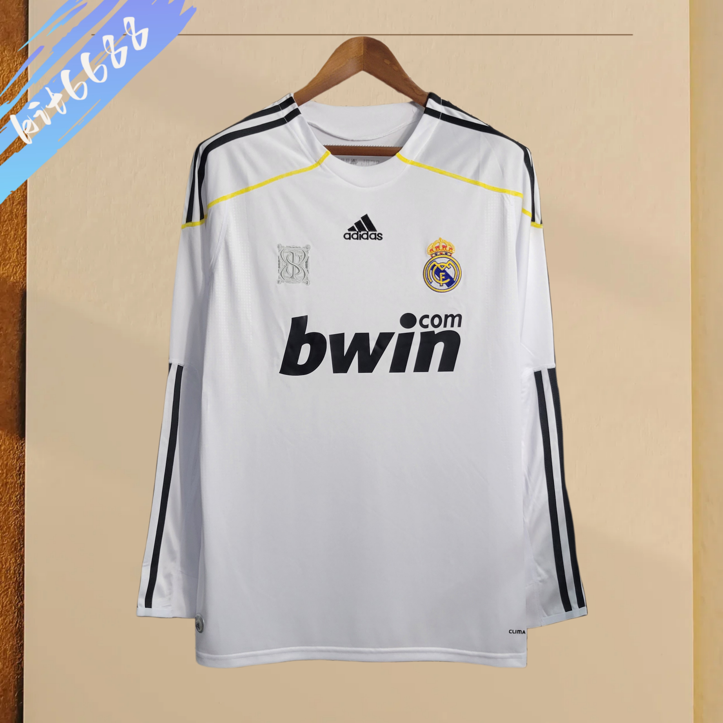 2009/2010 Real Madrid home Long Sleeve Retro Football Shirt