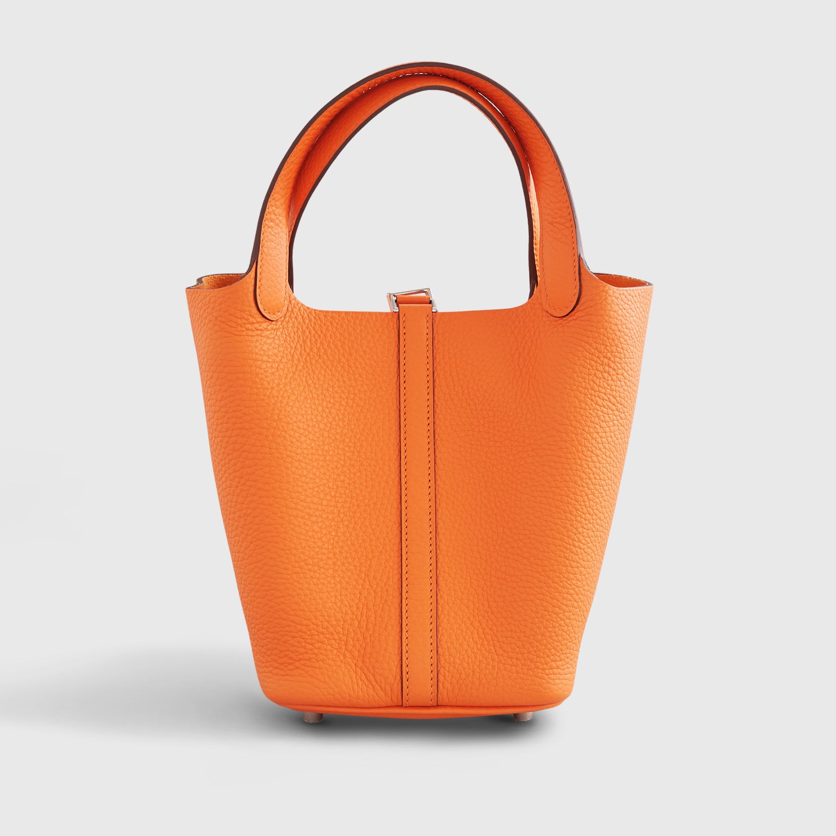 Hermès Picotin Lock 18 Orange Minium Clemence Palladium Hardware