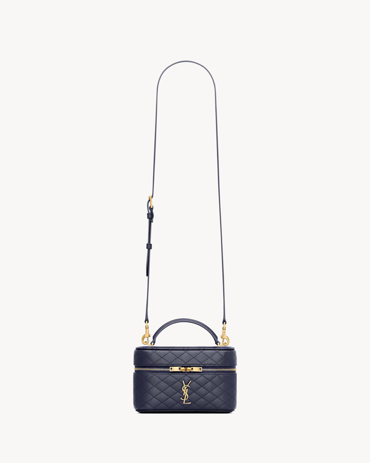 gaby vanity bag in lambskin BLEU ABYSSE