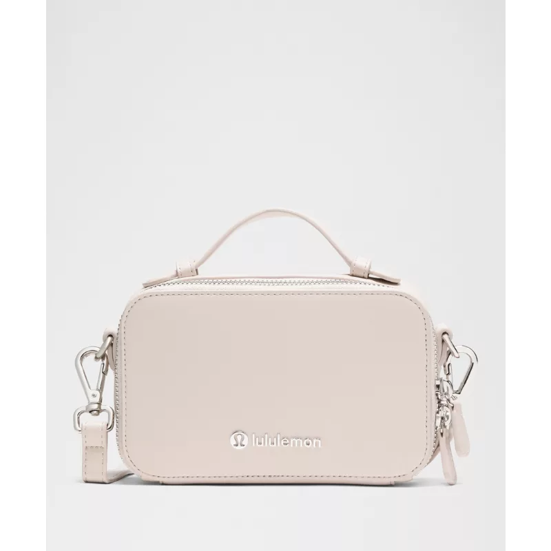 Leather Alternative Camera Crossbody Bag