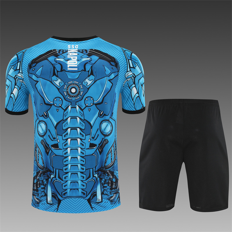 25/26 Napoli Short Sleeve Training Suit (Adult and Children's Set)