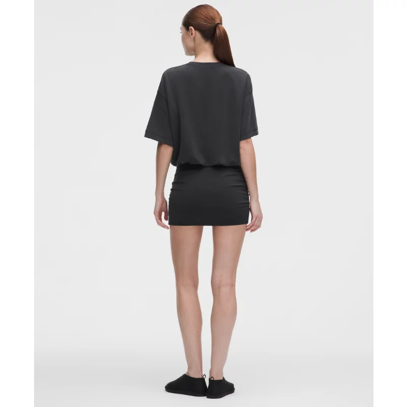 Lightweight Softstreme Ruched T-Shirt Dress