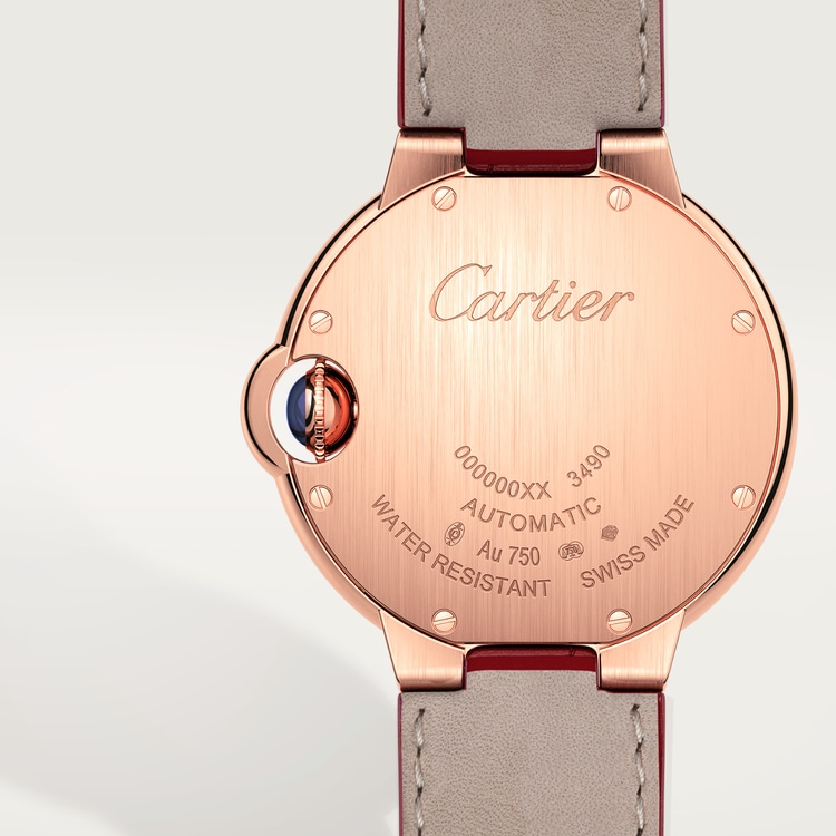 Ballon Bleu de Cartier watch Silvered sunray-brushed dial 33 mm