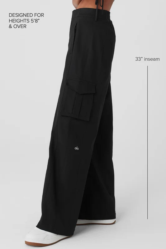 Show Off Cargo Wide Leg Trouser (Long)