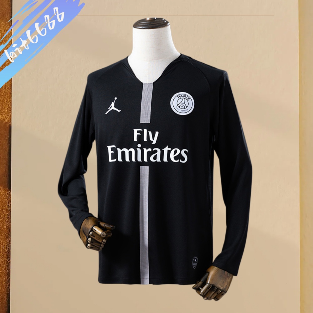 2018/2019 PSG Paris Saint-Germain Third Away Long Sleeve Retro Football Shirt (Retro)