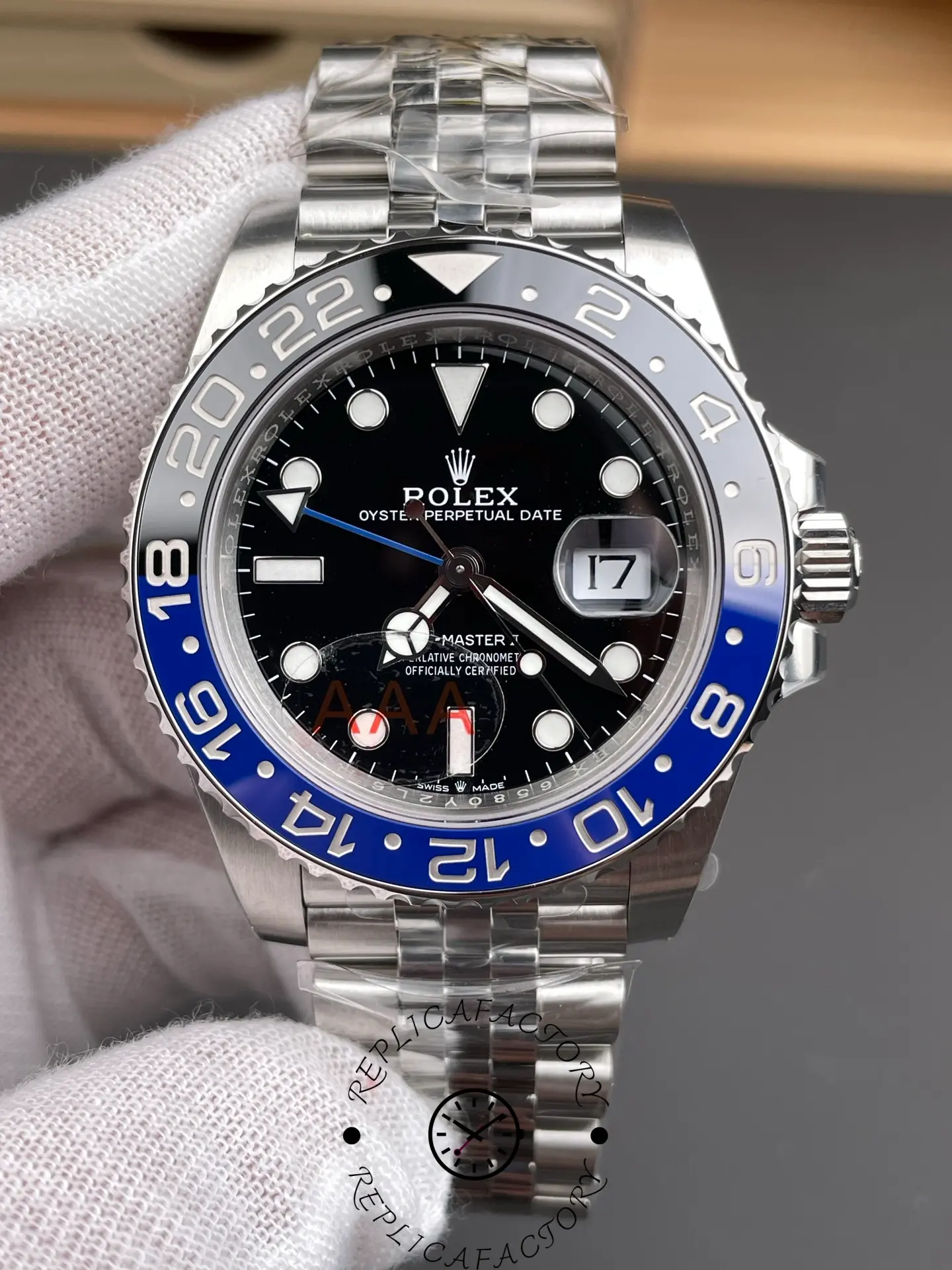 Rolex GMT-Master II 126710BLNR Black Dial Batman Bezel 40MM Mens Replica Watch