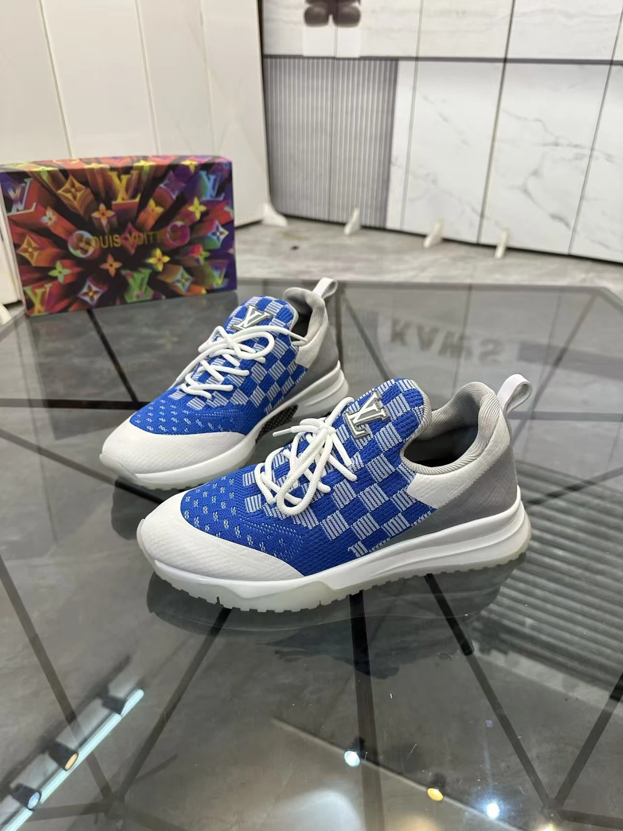 Top LV shoes, handmade genuine leather material