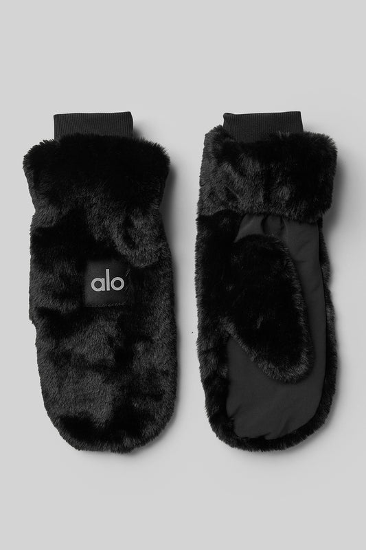 Faux Fur Mittens