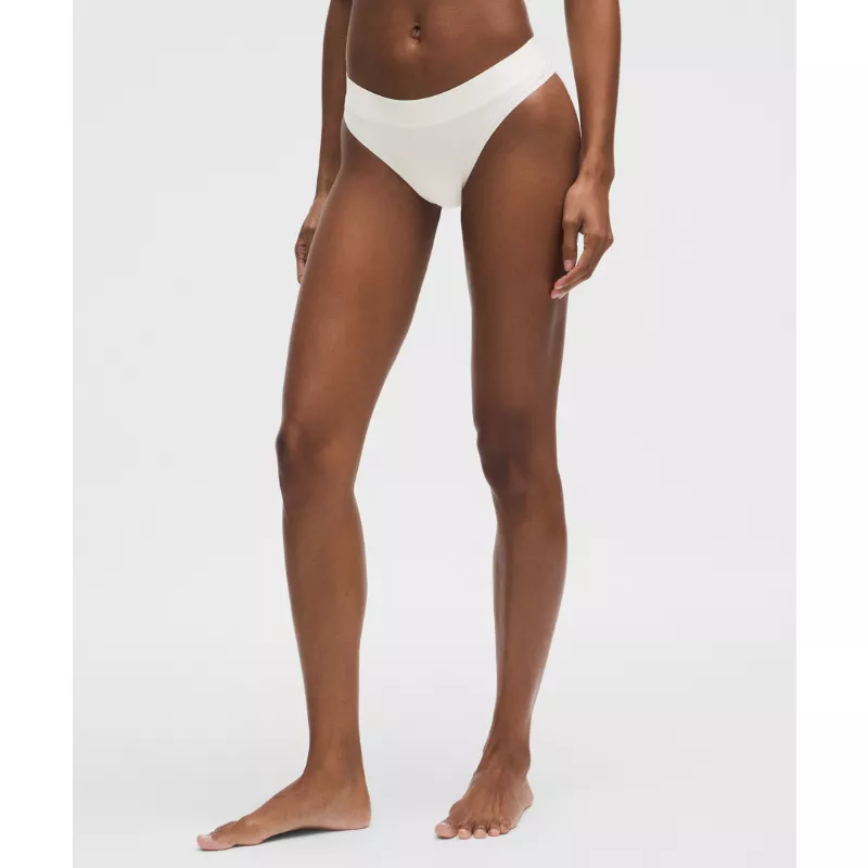 UnderEase Mid-Rise Thong Underwear 5 Pack