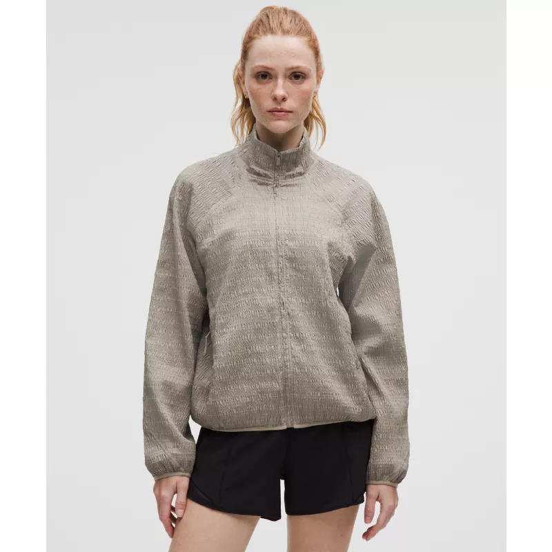 Adapted State Textured Jacket Reflective Grid