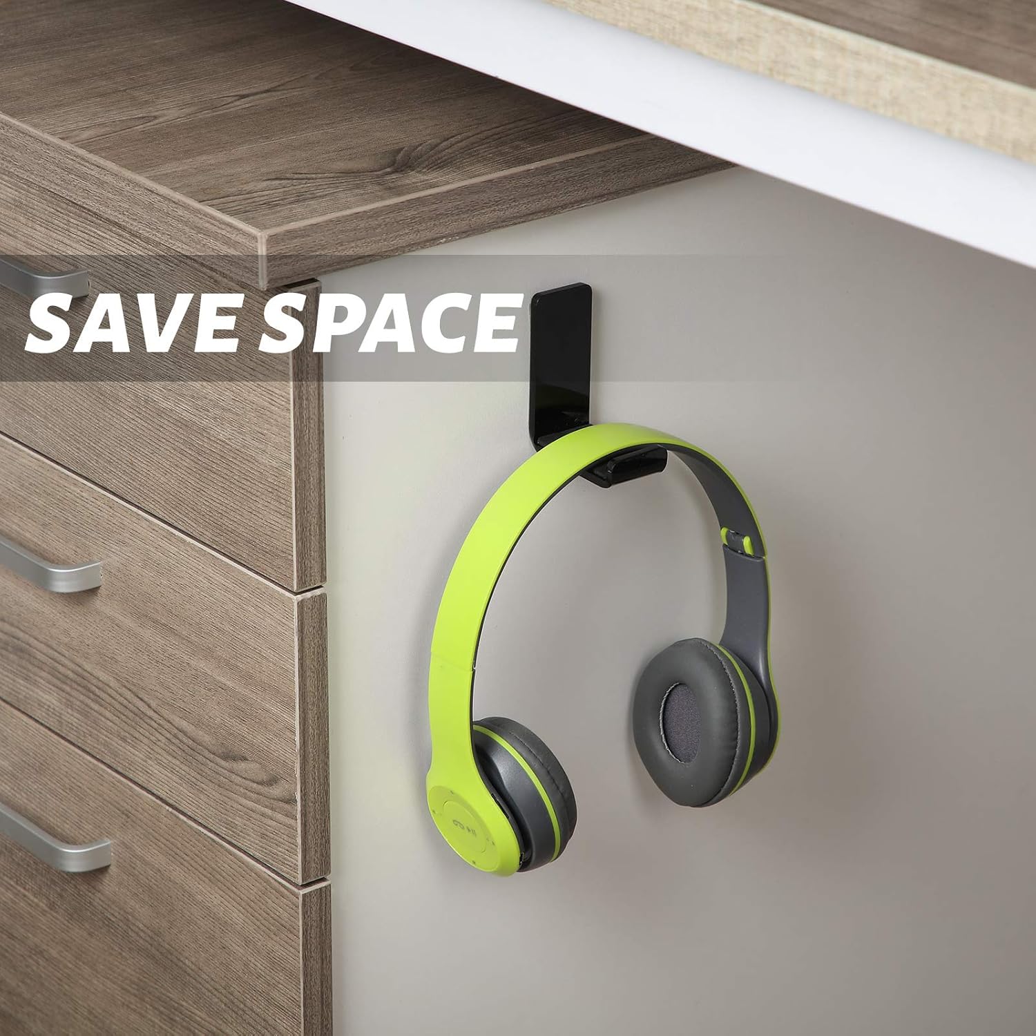 Headphone Hanger Headphone Holder Wall Hook Desk Bulk Adhesive Headset Wall Mount Stand General Purpose