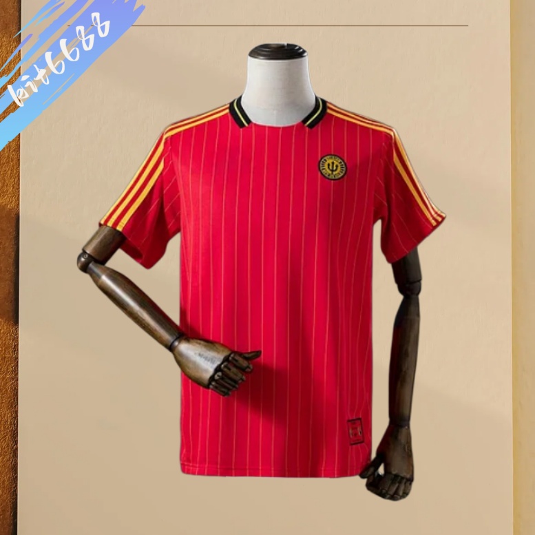 2026 Belgium Retro version training suit Red Football Shirt (Fans version)