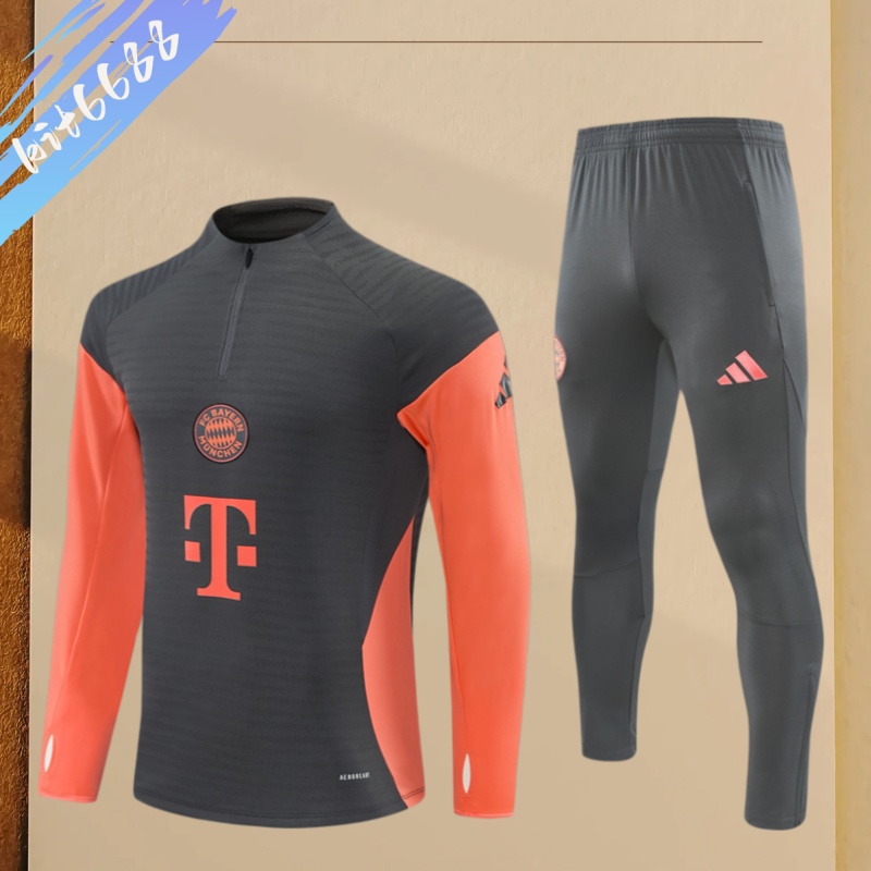 25/26 Bayern Half Ziptraining suit (Adult Kids Kit)